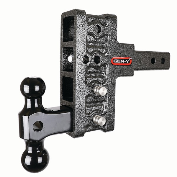 MEGA-DUTY 2 Shank 5 Offset Drop 1.5K TW 10K Hitch & GH-031 Dual-Ball